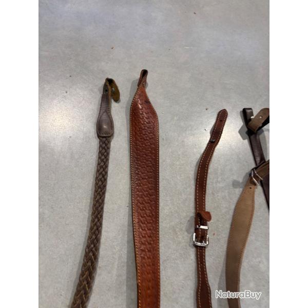 lot de magnifique bretelles de fusil/carabine a vendre aux ench�re destockage armurerie