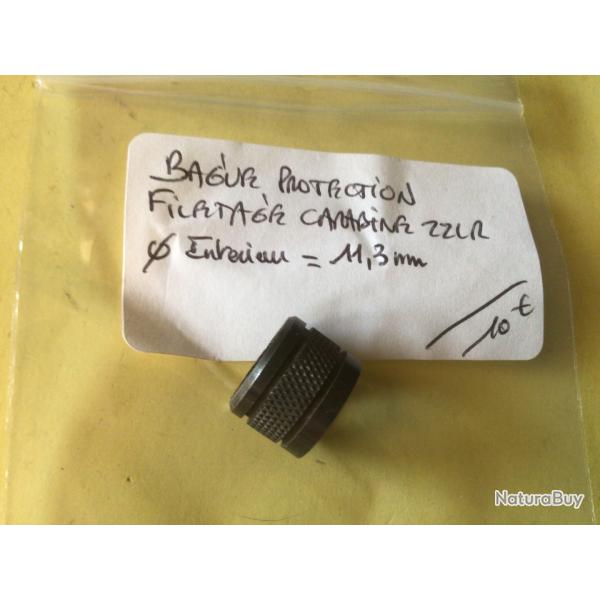 VENDU PAR LE-CUIRASSIER BAGUE DE PROTECTION FILETAGE CARABINE POUR SILENCIEUX
