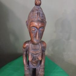 Sculpture en bois d'inspiration africaine &Eacute;poque 1950-60