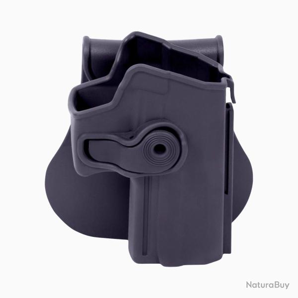 Holster LV2 Heckler & Koch Usp Compact 9/.40 Noir Droitier
