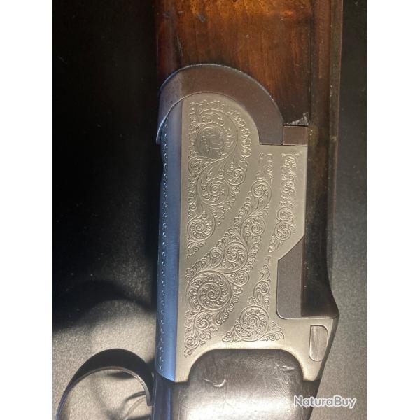 Fusil superpos� cal 12/76 Magnum SARASKETA d'Occasion