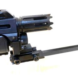 Ba&iuml;onnette Picatinny en acier "Home Defence" pour Umarex HDX 68 TX68 T4E RAM