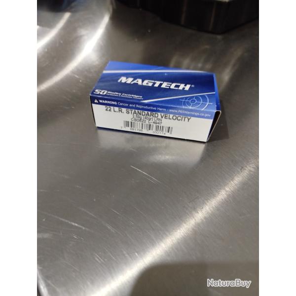 Lot de 17 bo�tes de 22lr MAGTECH 2.59g ,,(40gr) L R N , STANDARD VELOCITY