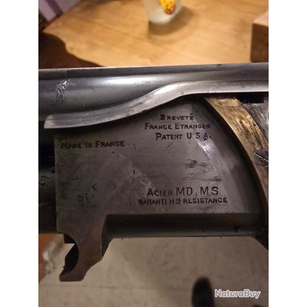 Fusil Ribe calibre 16 canon avec poin�on st �tienne