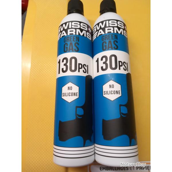 Vends 2 bouteille gastronomie 130 psi airsoft no silicone neuve