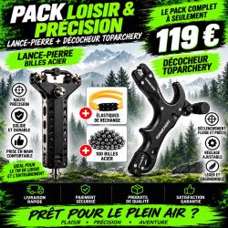 Kit lance pierre a bille acier 8mm