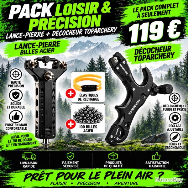 Kit lance pierre a bille acier 8mm