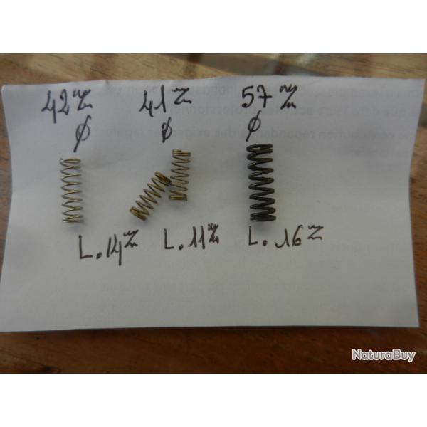 Lot de ressort pour armes