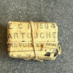 Paquet original de 6 cartouches 8mm 1er trimestre 1894 - RARE -  cat&eacute;gorie D - PRIX PORT COMPRIS
