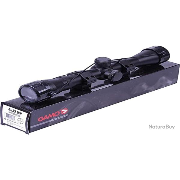 Lunette de Vis�e 4x32 WR - Grossissement Fixe x4 - Objectif 32 mm - R�glage Hausse et D�rive