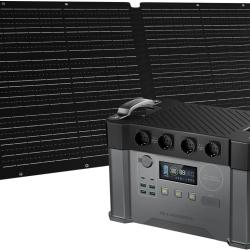 Station &Eacute;lectrique Portable ALLPOWERS S2000 Pro 1451 Wh 2400 W - Kit Solaire avec Panneau Pliable 10