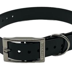Collier Biothane Biogold 60 cm noir HB DOG  pour chien de chasse � fabrication fran&ccedil;aise