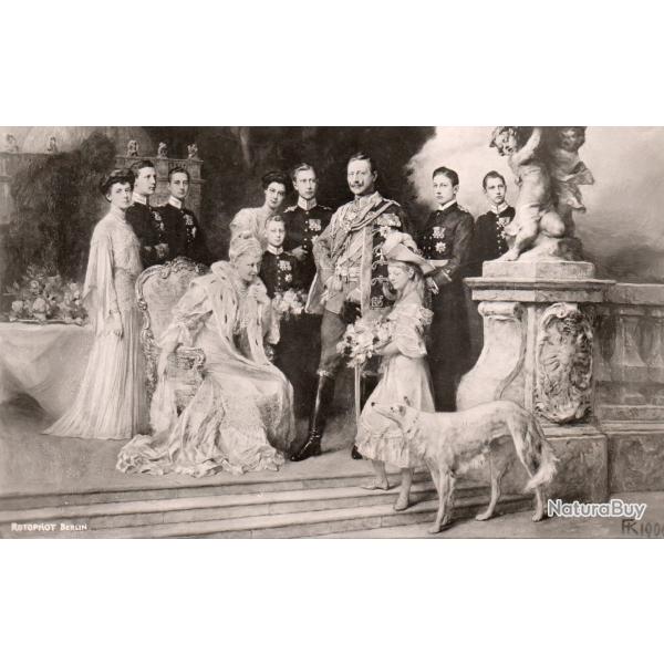 Carte postale illustr�e famille imp�riale allemande 1906 -N�8980