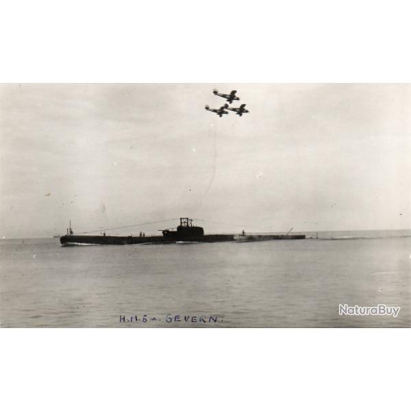 Carte postale vintage H.M. Submarine Severn 1936 -N�8982