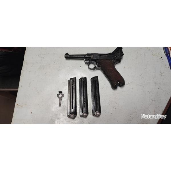 LUGER P 08 avec �tui, excellent �tat