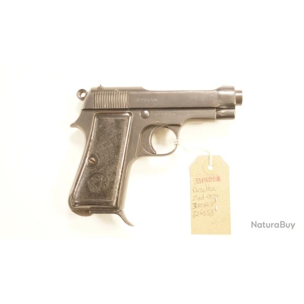 pistolet beretta M1934 380 ACP  / 9 mm court