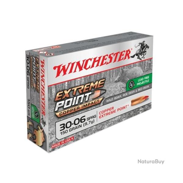 Winchester 30-06 Extreme Point Copper Impact 150G - 30-06 Ext Point Copper 15