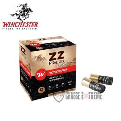 25 Cartouches WINCHESTER ZZ Pigeon G2 36g Cal 12/70 PB 7.5