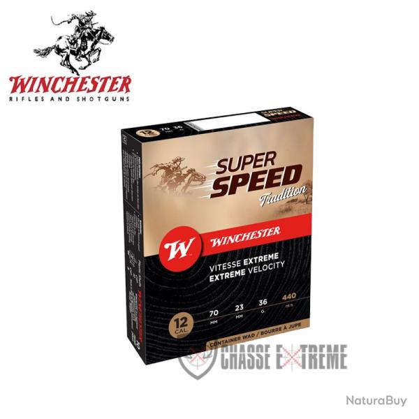 10 Cartouches WINCHESTER Super Speed G3 36g Cal 12/70 P0
