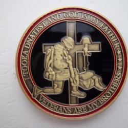 neuve ! m&eacute;daille militaire v&eacute;t&eacute;ran respect gratitude collection