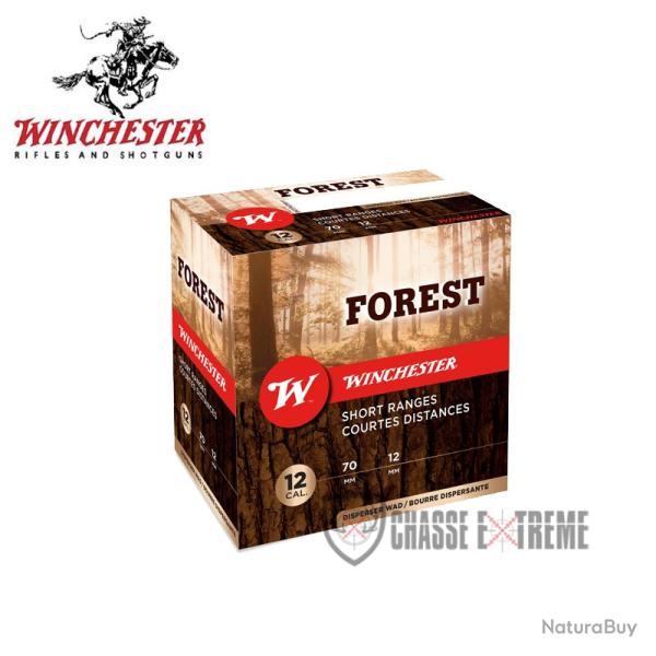 25 Cartouches WINCHESTER Forest Disperser 34g Cal 12/70 P8