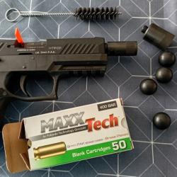 Pistolet d'alarme Sig Sauer P320 noir - Calibre 9 mm P.A.K.