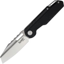 Couteau Pliant Summit Gear Linerlock Lame Acier Inox Manche G10 Noir SMT016BK