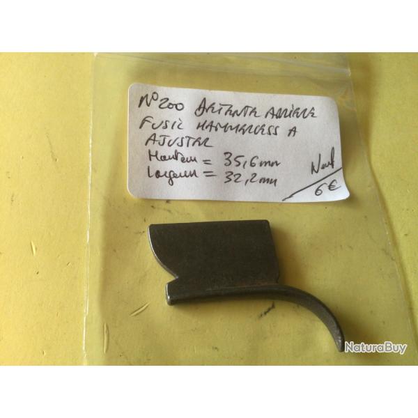 VENDU PAR LE-CUIRASSIER N�200 DETENTE ARRI�RE BRUTE A AJUSTER FUSIL HAMMERLESS CAL 12/16