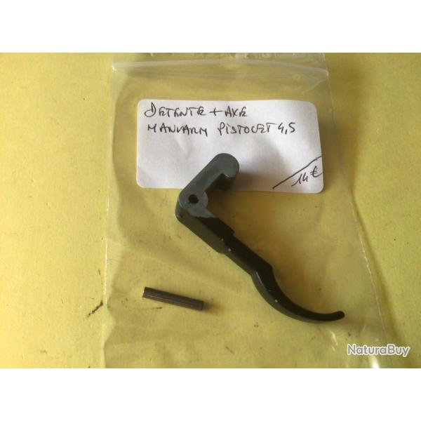 VENDU PAR LE-CUIRASSIER DETENTE+ AXE PISTOLET 4,5 MANU ARM