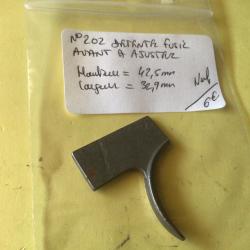 VENDU PAR LE-CUIRASSIER N&deg;202 DETENTE AVANT BRUTE A AJUSTER FUSIL HAMMERLESS CAL 12/16