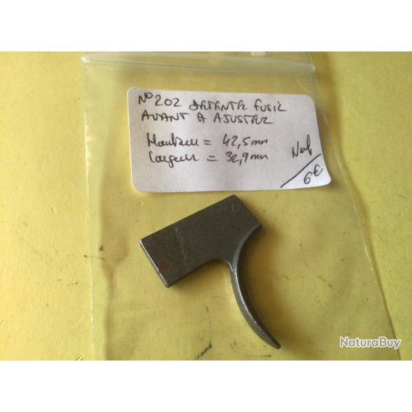 VENDU PAR LE-CUIRASSIER N�202 DETENTE AVANT BRUTE A AJUSTER FUSIL HAMMERLESS CAL 12/16