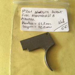 VENDU PAR LE-CUIRASSIER N&deg;201 DETENTE AVANT BRUTE A AJUSTER FUSIL HAMMERLESS CAL 12/16