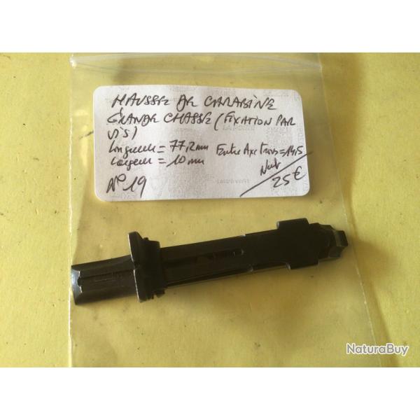 VENDU PAR LE-CUIRASSIER N�19 HAUSSE DE CARABINE GRANDE CHASSE FIXATION PAR VIS