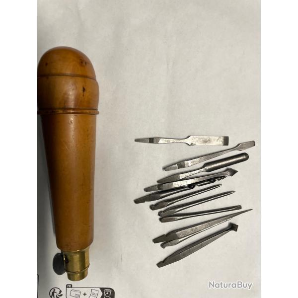 Outil armurier tournevis outils � bois