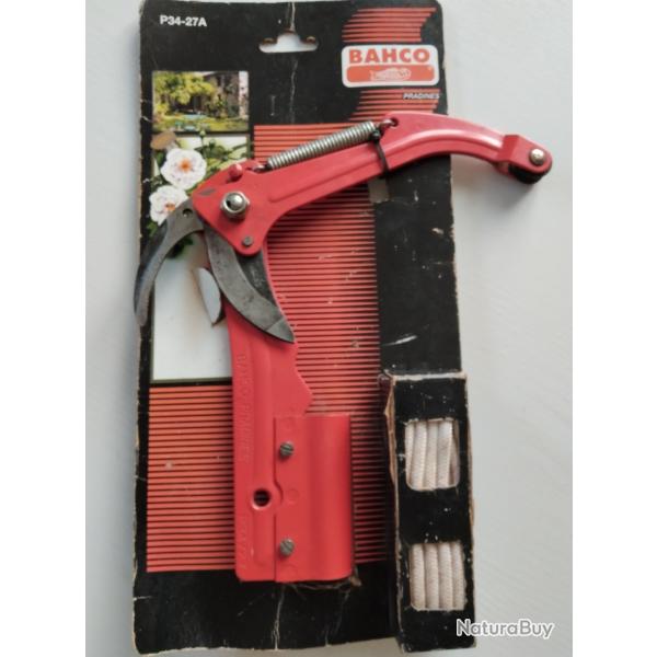 A SAISIR - Echenilloir � lame tremp�e � levier d�multipli� BAHCO coupe double biseau 30mm NEUF