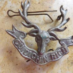 cap badge Seaforth Highlanders  Ecossais Anglais Britannique ww1 ww2 premi&egrave;re seconde guerre authent