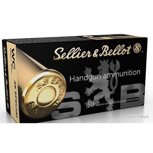 Sellier & Bellot Cal. 38 Special WAD CUT.148gr 9.6g x500 10BT