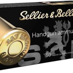 Munitions 357 Mag Sellier & Bellot 158gr 10.25G FMJ x50 1BT