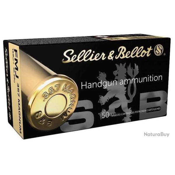 Munitions 357 Mag Sellier & Bellot 158gr 10.25G FMJ x1000 20BT