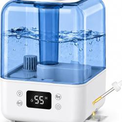 Humidificateur D'air 5L Chambre Plante, Dificateur 22dB Calme, pour 40m&sup2; mini Humidificateur d air B