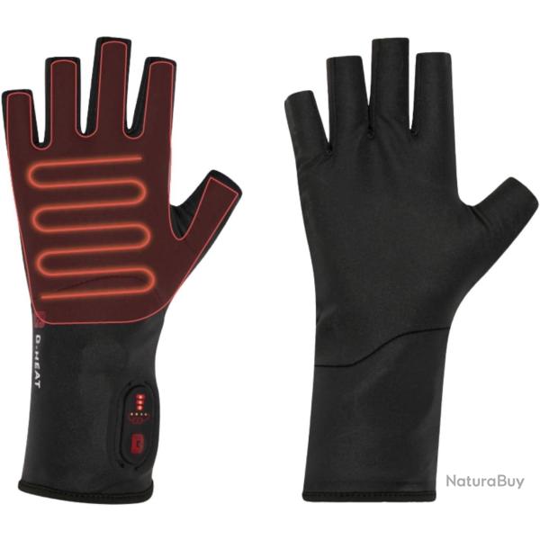 G-HEAT - sous-Gants Chauffants Mitten Mixte Ultra-Fins Effet Seconde Peau Doigts Libres Jusqu'� 6h d