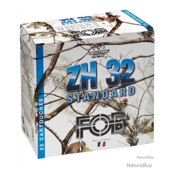 225 cartouches Fob zh 32 , 375m/s 70mm 32g plomb du 4 et du 6