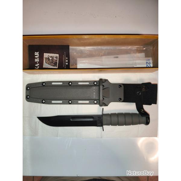 KA-BAR 1211 (full-size black fighting/utility knife)