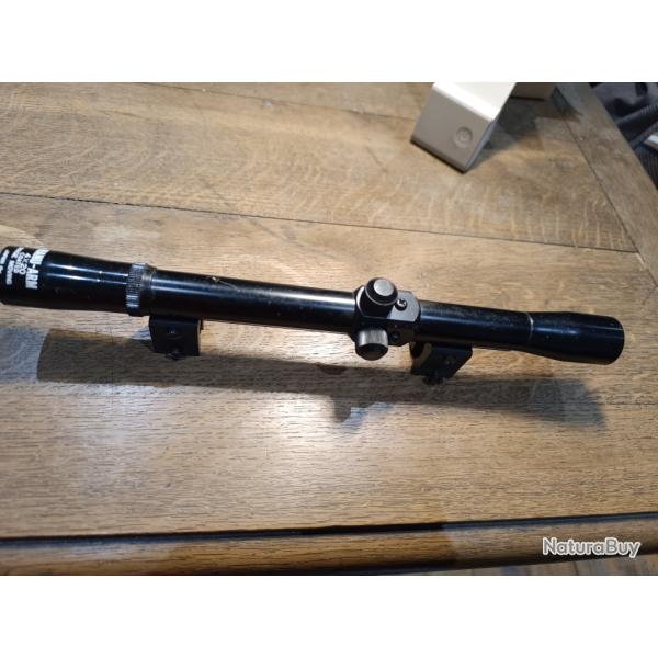 PETITE LUNETTE DE TIR DE MARQUE MANU-ARM 4X20........refa017