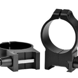 WARNE Maxima Montage acier QD 30mm haut mat