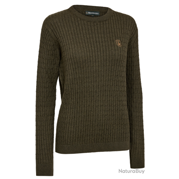 Pull femme Harrington kaki DEERHUNTER-44