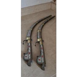 Lot de deux sabres Nimcha anciens