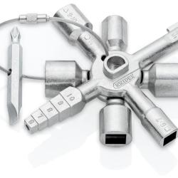 Cl&eacute; universelle Knipex TwinKey pour armoires de commande