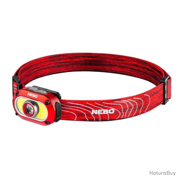 Nebo Mycro 550 - lampe frontale et de casquette 550 lm - Rouge