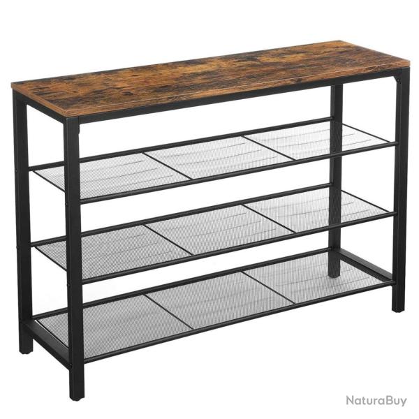 �tag�re banc � chaussures organisateur pour chaussures rangement 100 x 30 x 72 cm pour entr�e salon
